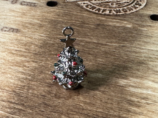 925 Christmas charm